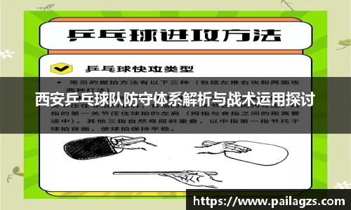 西安乒乓球队防守体系解析与战术运用探讨